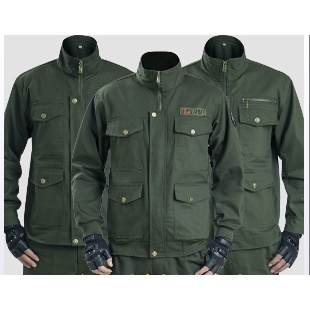 Bộ Đồ Bảo Hộ Lao Động Xuân Thu Bằng Cotton Chống Ăn Mòn Cho Nam