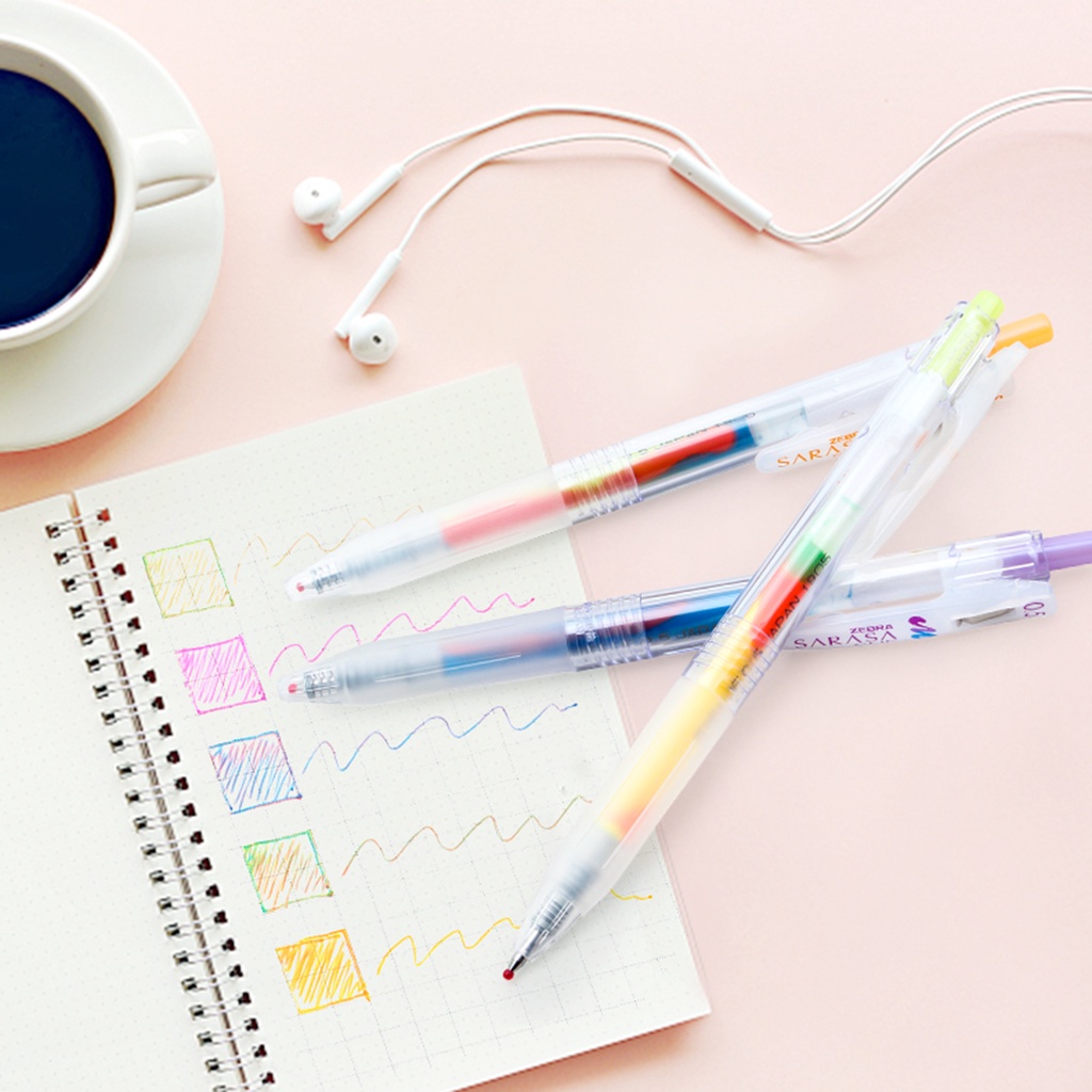 Bút Mực Gel Ngòi 0.5mm Nhiều Màu Sắc Bắt Mắt Tiện Dụng