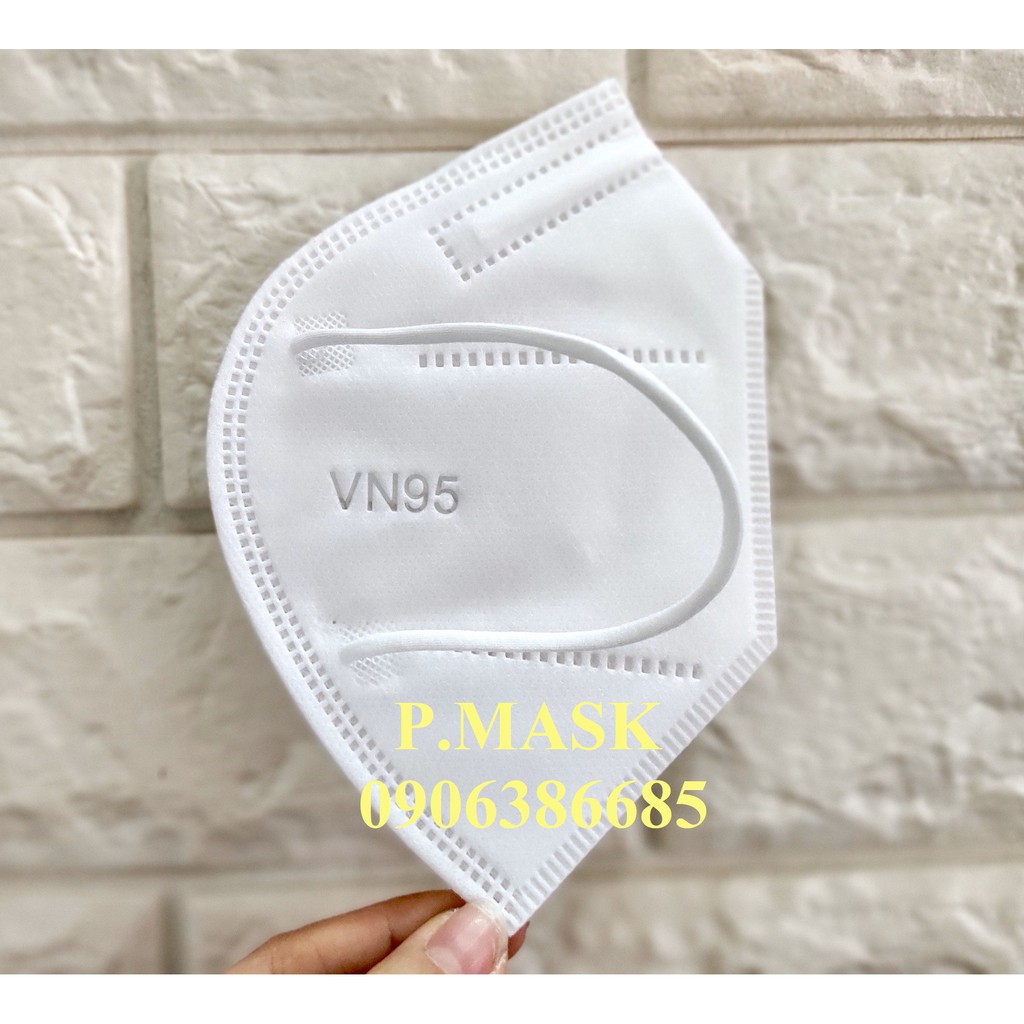 Khẩu trang Nam Anh VN95 kháng khuẩn 10 cái/ hộp - Khẩu trang y tế VN95 Famapro màu trắng 4 lớp