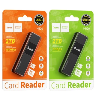 Đầu đọc thẻ nhớ 2.0 / 3.0 Hoco HB20 - Đọc thẻ MicroSD/SD ( BH 12 Tháng )
