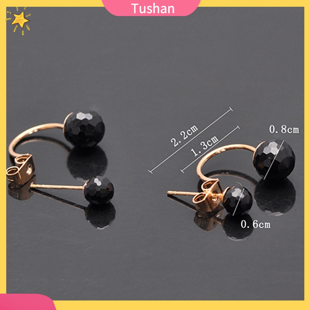 Khuyên tai nữ đính ngọc thời trang 2018