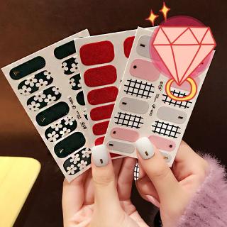 Set 14 Tấm Nhãn Dán Trang Trí Móng Nghệ Thuật 3D