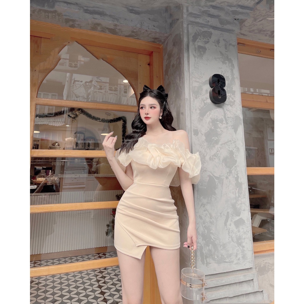 VÁY UMI TRỄ VAI NGẮN HỒNG - VENUS DESIGN