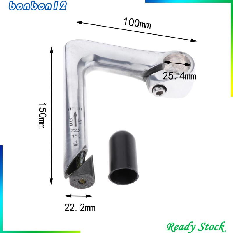 Pô tăng cổ ngỗng 22.2mm 1  màu bạc cho xe đạp thể thao