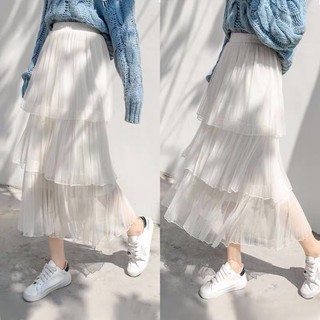 Chân Váy Xòe 🎀 🎀 Giảm 5k nhập mã [ CHAN VAY ] 🎀 Chân váy ulzzang xòe 3 tầng Hàn Quốc