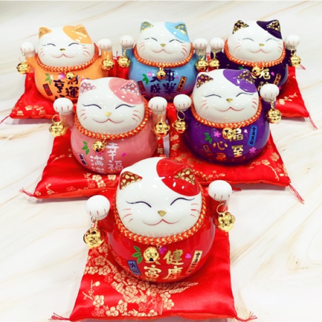 Nhập mã giảm giá để giảm 30%. Mèo may mắn , mèo thần tài 13cm | BigBuy360 - bigbuy360.vn