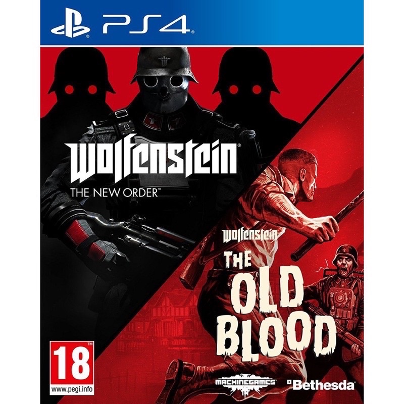 Game PS4 : Wolfenstein The Old Blood Likenew