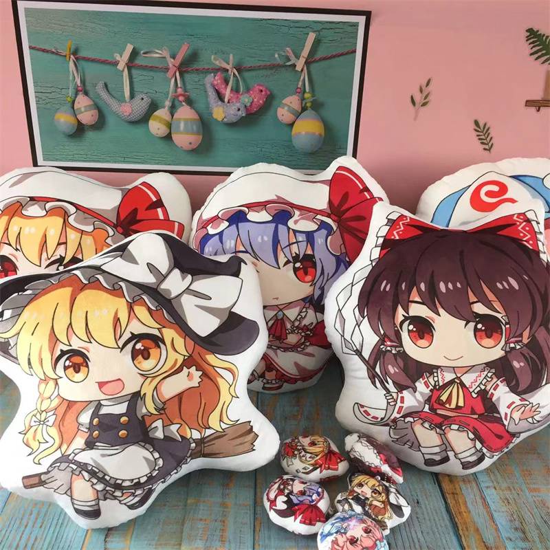 Gối Nhồi Bông HT3 Touhou Project Reimu Marisa Yuyuko Remilia Flandre Trang Trí Nhà Cửa
