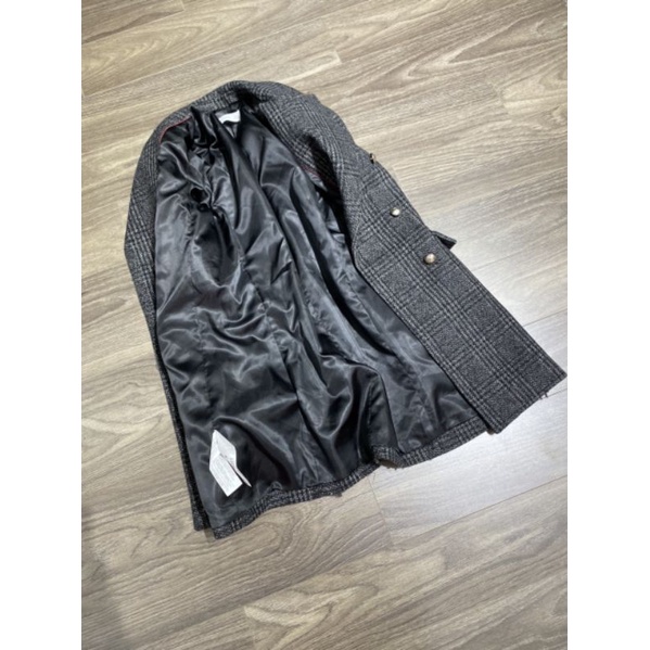 Áo khoác MANG0 Check Wool-Blend Coat