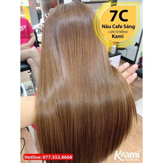 thuốc nhuộm tóc màu nâu hạt dẻ sáng