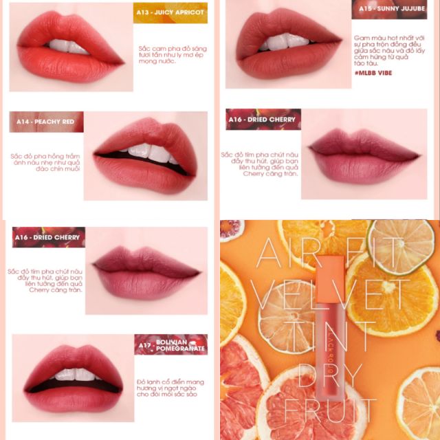 (SẴN) son kem Black Rouge Air Fit Velvet Tint (A1-A32) | BigBuy360 - bigbuy360.vn