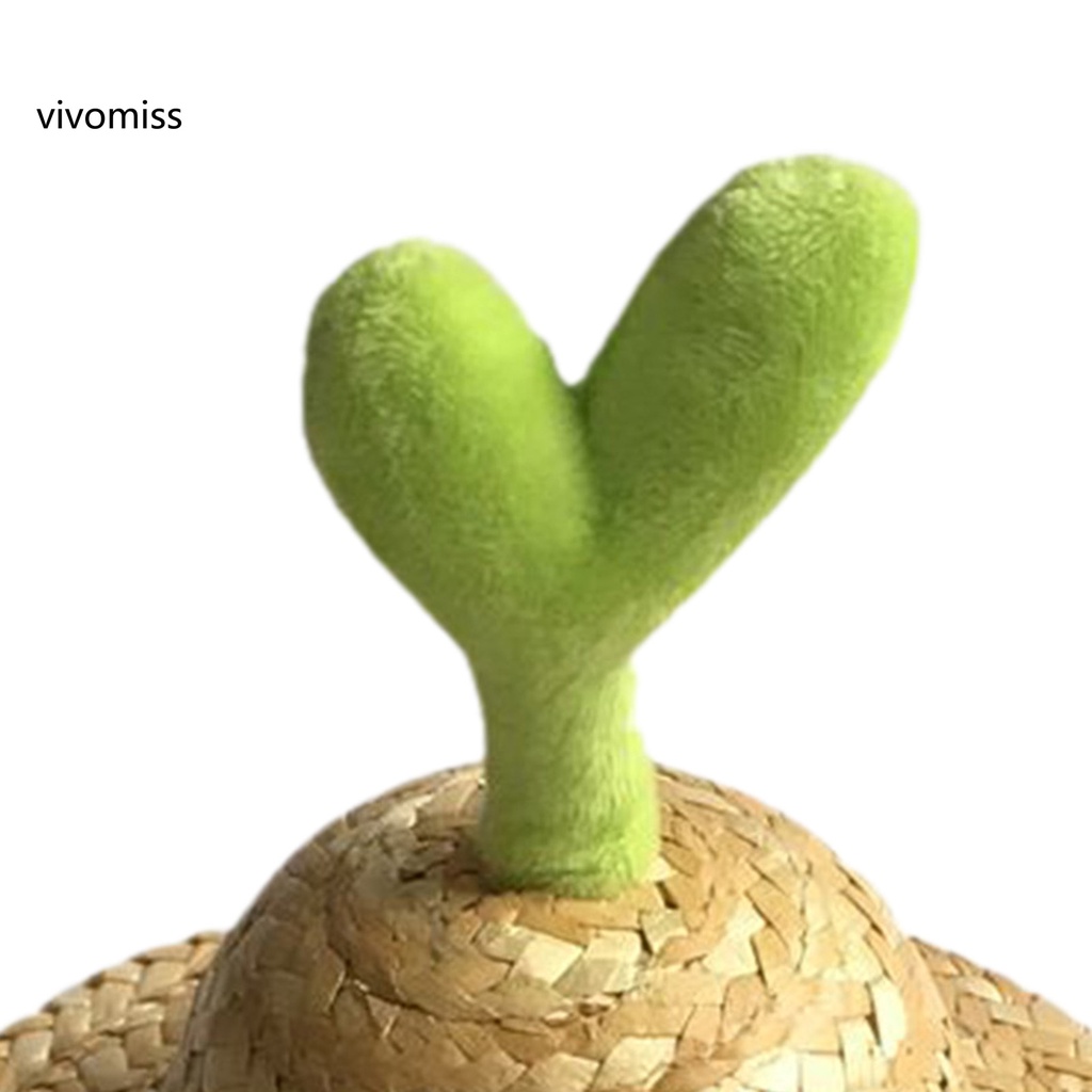 Nón Rơm Đan Kèm Dây Đeo Có Thể Điều Chỉnh Dành Cho Cún Cưng