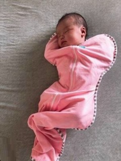 Túi ngủ có khoá kéo cho bé swadding