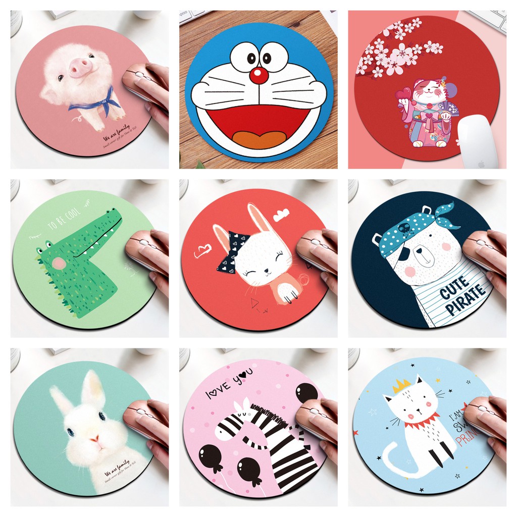 [Hàng bán chạy] Miếng lót chuột cao su mouse pad siêu nhạy họa tiết siêu kute