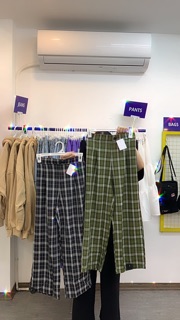 QUẨN KẺ ỐNG SUÔNG LƯNG CHUN 90CM (ảnh thật/sẵn)