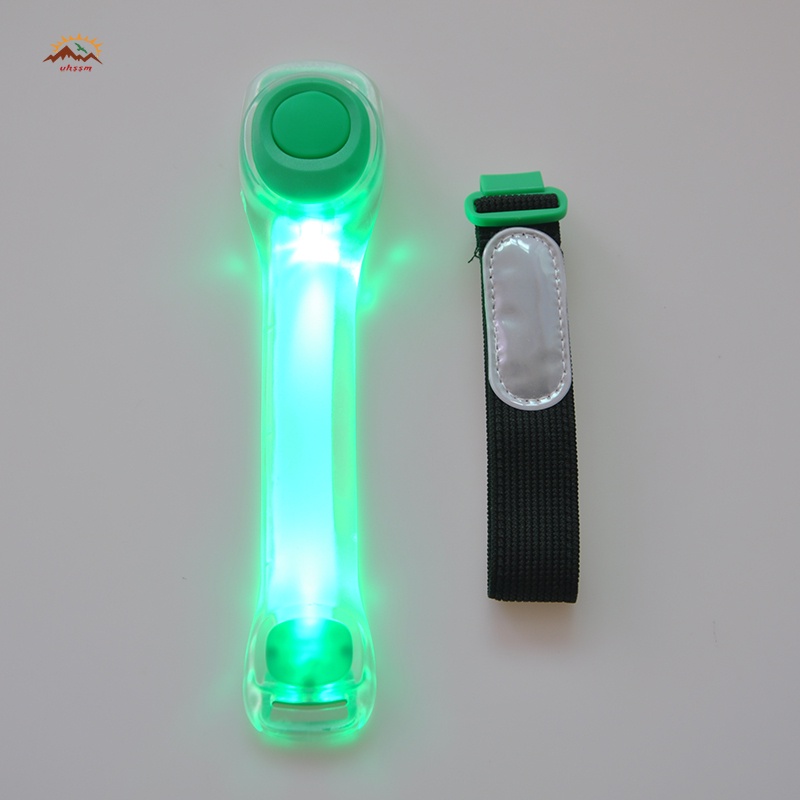 Băng Đeo Cánh Tay Có Đèn Led Phát Sáng Có Thể Điều Chỉnh Dùng Khi Chạy Bộ / Đi Xe Đạp