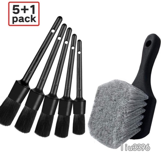 Bộ 6 cọ vệ sinh xe hơi đa năng tiện dụng