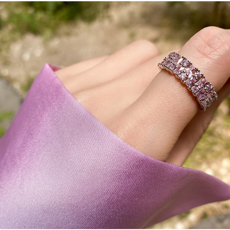 CHÍNH HÃNG NHẪN RAINBOW TWINKLE BLING PASIÓN BTS, NCT, EUNWOO