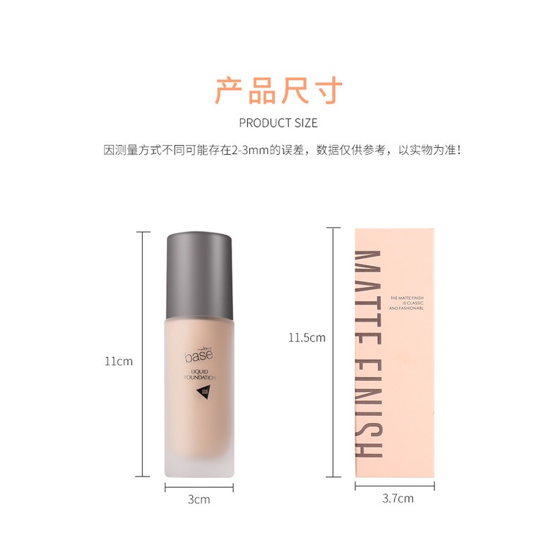 Kem Nền Trang Điểm XixiBB Dạng Lỏng, Che Khuyết Điểm, Kiềm Dầu, Lâu Trôi, Không Thấm Nước, Không Thấm Mồ Hôi, Trang Điểm Cho Học Sinh | BigBuy360 - bigbuy360.vn