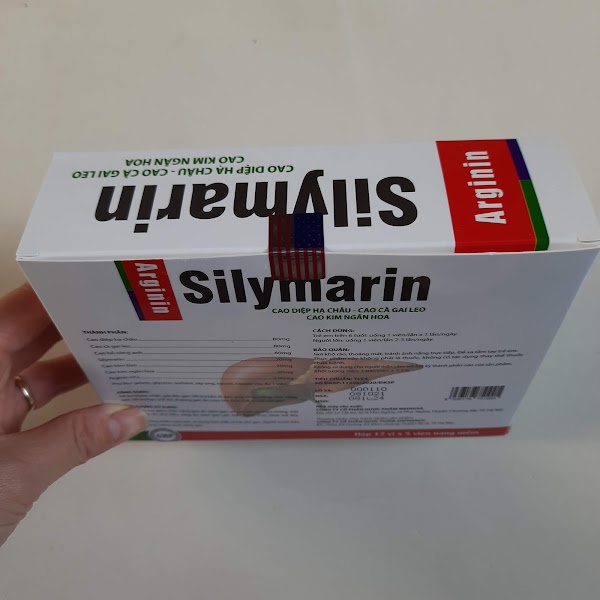 Viên uống giải độc gan SILYMARIN-Arginin Gold - Hỗ trợ bảo vệ gan, tăng cường chức năng gan - Hộp 60 viên