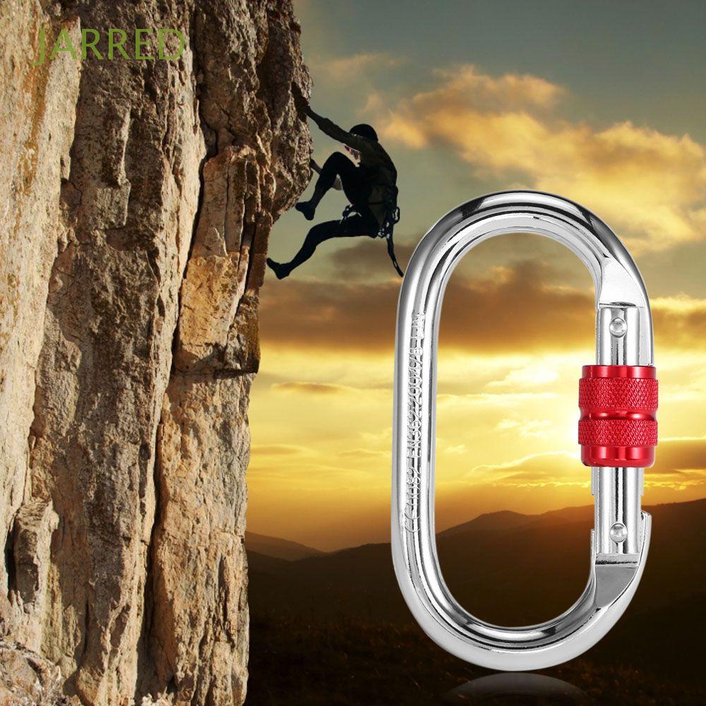 Móc khóa chữ D 25KN bằng hợp kim nhôm an toàn tiện dụng cho hoạt động ngoài trời | BigBuy360 - bigbuy360.vn