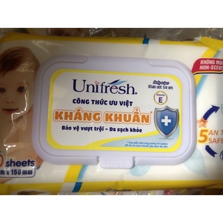 Khăn ướt Unifresh Baby Vitamin E 80 miếng