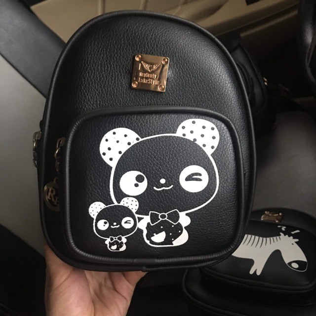 balo mini họa tiết gấu đáng yêu
