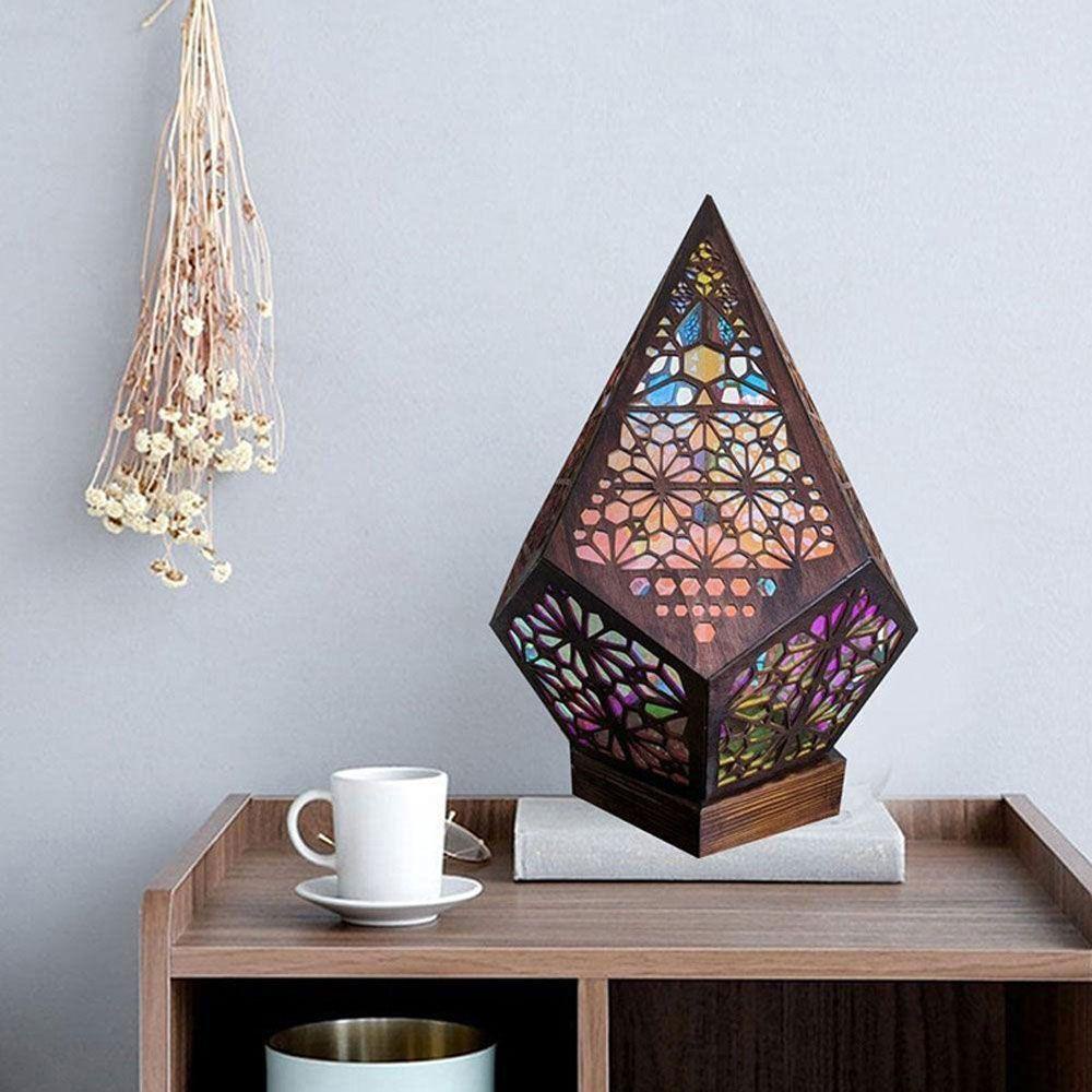 SUENIN Đèn LED Chiếu Nhiều Màu Sắc Phong Cách Bohemian Mới