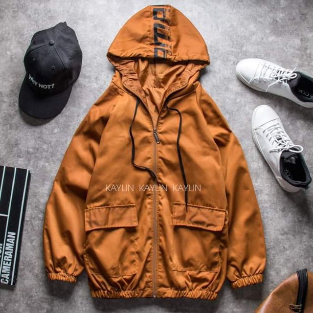 [HT126] ÁO KHOÁC KAKI TÚI HỘP IN NÓN CUTE | BigBuy360 - bigbuy360.vn