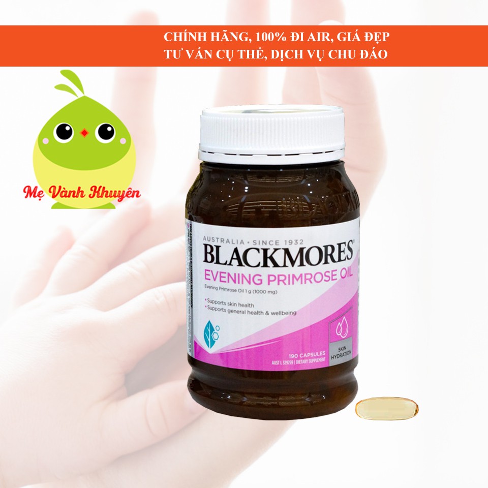 Tinh dầu hoa anh thảo Blackmores Evening Primrose Oil, Úc (190v)