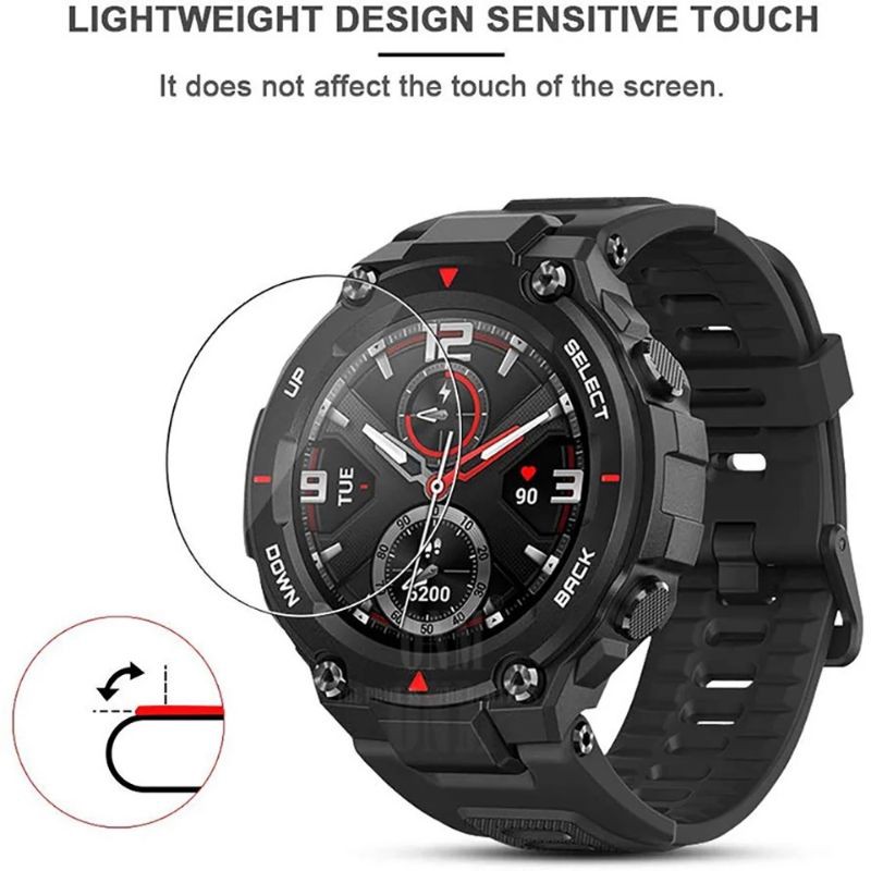 Kính cường lực cho đồng hồ Amazfit Serie ( T-rex, GTR 47mm, GTR 42mm, Stratos 3, Amazfit Pace, Verge, Verge Lite)