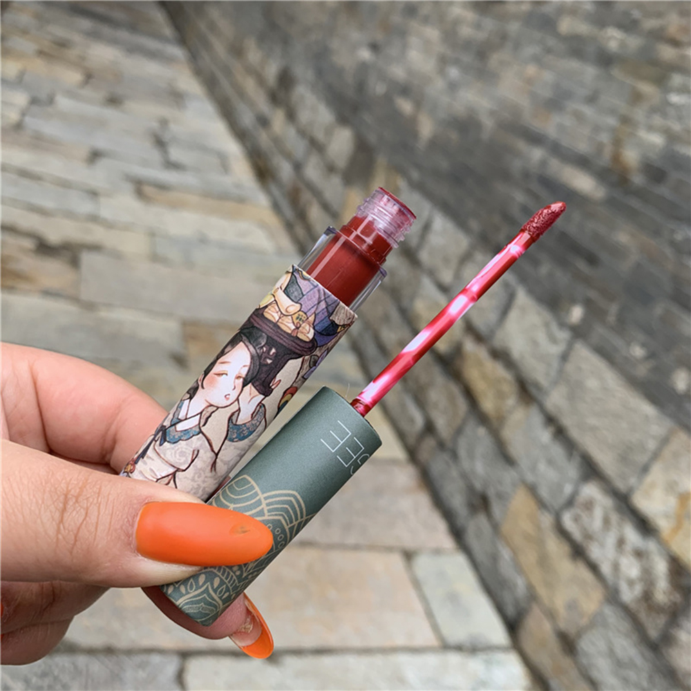 (Hàng Mới Về) Set 5 Son Kem Lì Chống Dính Không Phai Lâu Trôi Cho Nữ