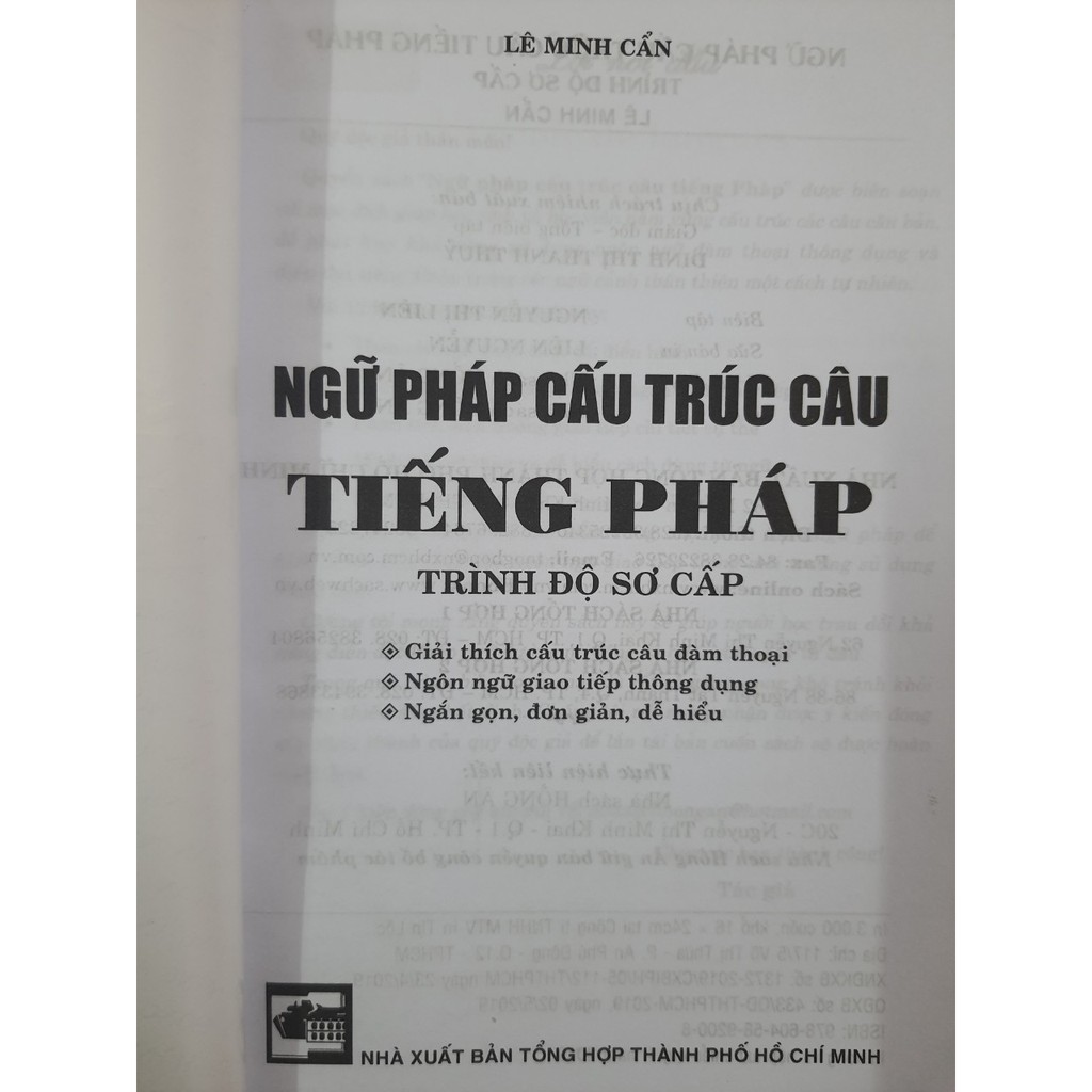 Sách - Ngữ pháp cấu trúc Tiếng Anh (Trình độ sơ cấp)