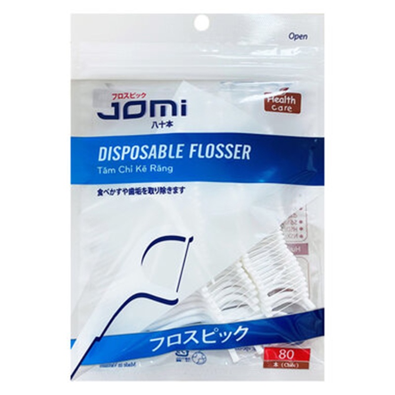 Tăm Chỉ Kẽ Răng Jomi Disposable Flosser Disposable Flosser 80 Chiếc