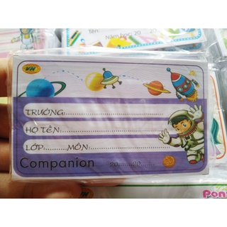 Tập nhãn vở - Túi 10 cái