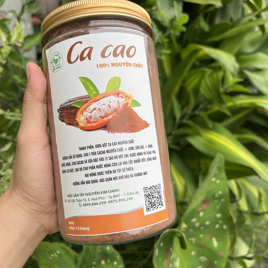 Cacao nguyên chất Đăk Lăk thơm ngon đặc sản Tây Nguyên Kim Oanh