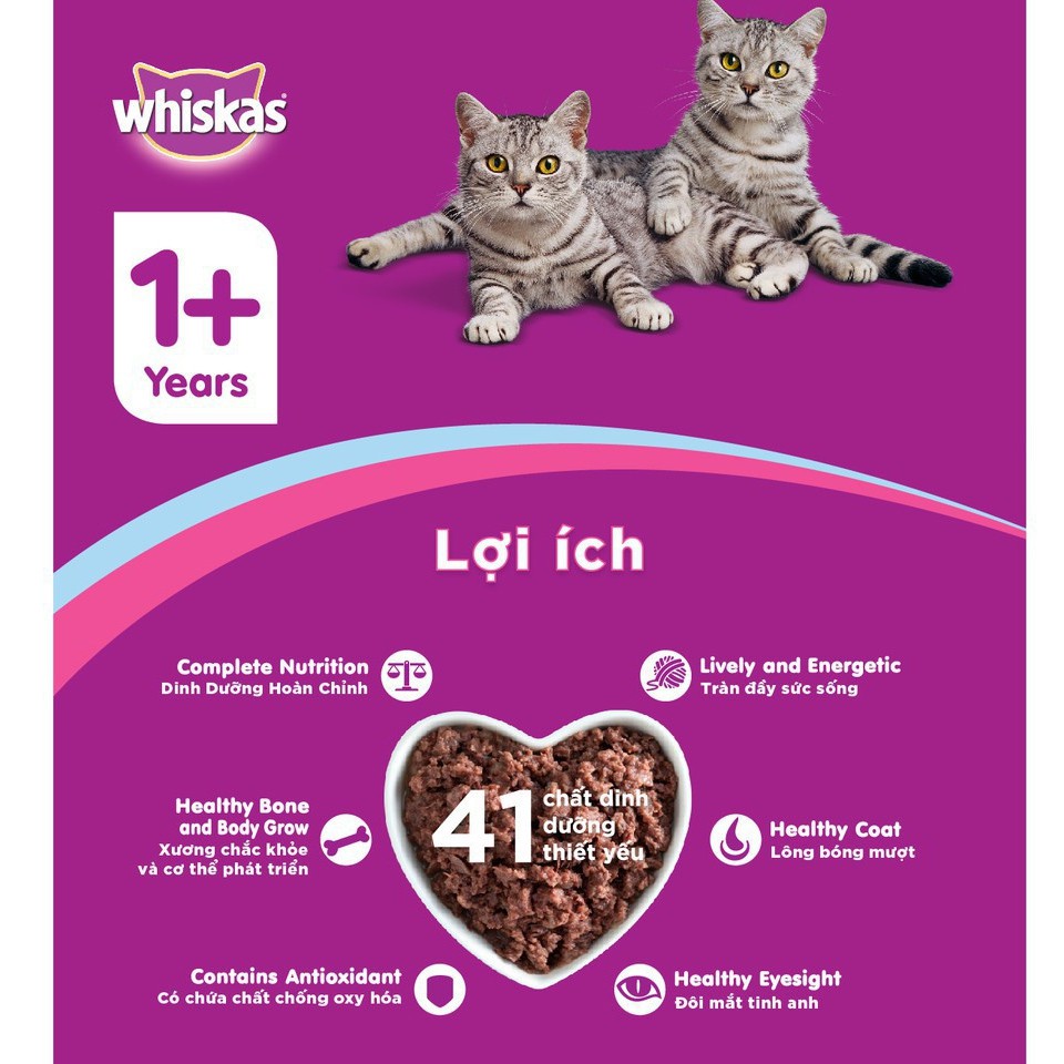 Pate Whiskas Cho Mèo Trưởng Thành Dạng Lon 400g Giá Rẻ #Tintin Pet Store