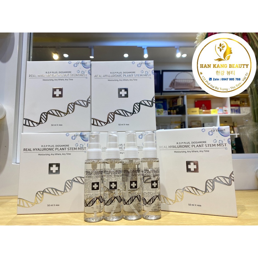 Xịt khoáng tế bào gốc cho da treatment Laksmira Real Hyaluronic Plant Stem Mist 50ml | BigBuy360 - bigbuy360.vn