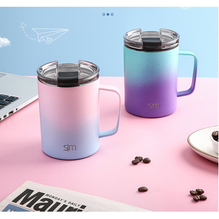 [Chính hãng] Cốc giữ nhiệt inox cao cấp, thép không gỉ Scout Coffee Mug With Clear Flip Lid