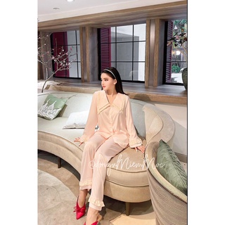 ĐỒ BỘ PYJAMA NỮ LỤA LATIN THIẾT KẾ REN