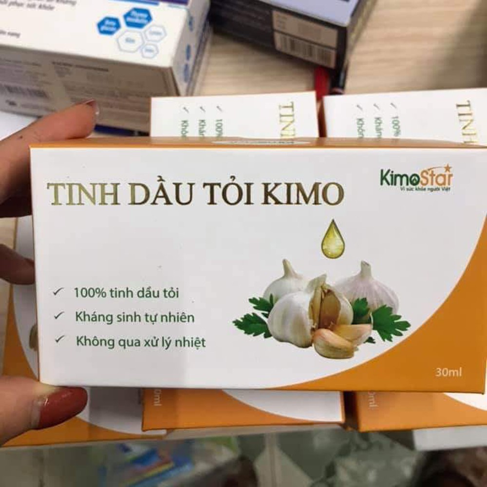 Tinh dầu tỏi Kimo 30ml - Kháng sinh tự nhiên, tăng đề kháng, phòng ốm vặt