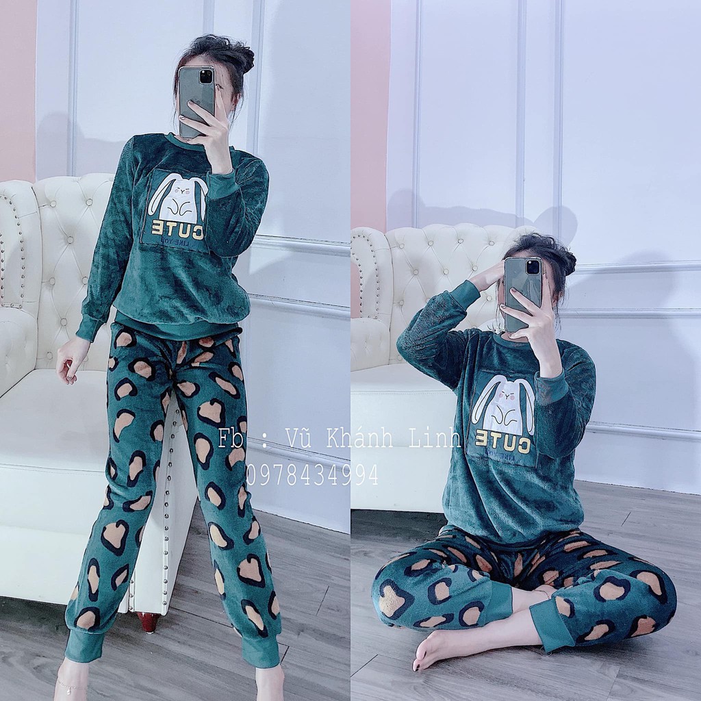 [Mã WAMST112 giảm 25k đơn 150k] BỘ NGỦ LÔNG CUTE FULL MÀU HOT HIT SIÊU XINH | BigBuy360 - bigbuy360.vn