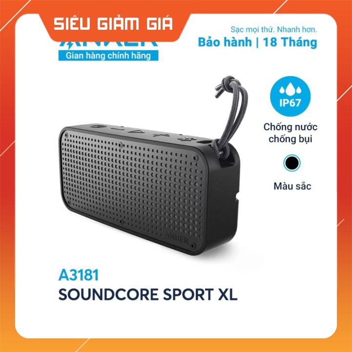 Loa bluetooth ANKER SoundCore Sport XL - A3181