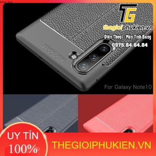 Ốp lưng Samsung Note 10 silicon giả da Auto Focus