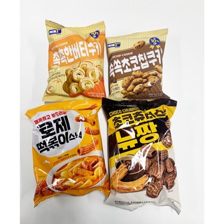 Snack Tokbokki, Choco, Bơ Hàn Quốc - snack Hàn Quốc 4 vị - Snack made in Korea