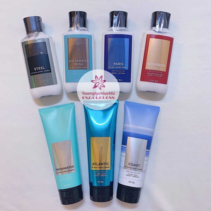 Dưỡng thể cho nam Lotion Bath and body works for men