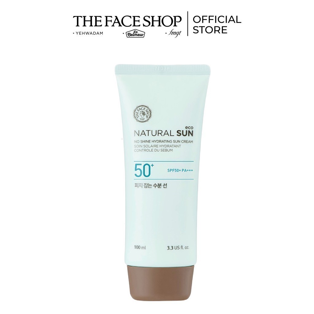 Kem Chống Nắng TheFaceShop Natural Eco No Shine Hydrating SunCream Spf40 100Ml