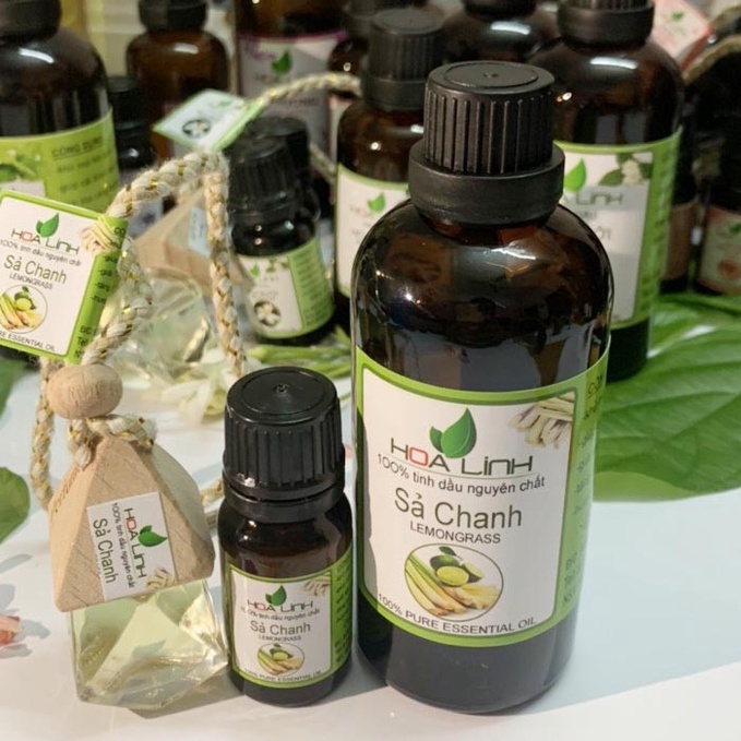 (Combo 2) chai 100ml tinh dầu Sả Chanh nguyên chất 100% - đuổi côn trùng , xông phòng kháng khuẩn
