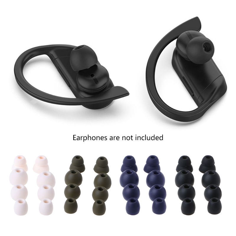 Set 4 Cặp Nút Tai Nghe Bằng Silicon Dành Cho Powerbeats Pro