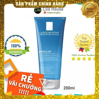 Sữa rửa mặt La Roche-Posay Effaclar Purifying Foaming Gel 200ml cho da dầu, nhạy cảm
